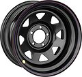 Off-Road-Wheels JEEP треугольник мелкий 8x16 5x114.3 ET -19 Dia 84 черный