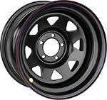 Off-Road-Wheels JEEP треугольник мелкий 8x16 5x114.3 ET -19 Dia 84 черный