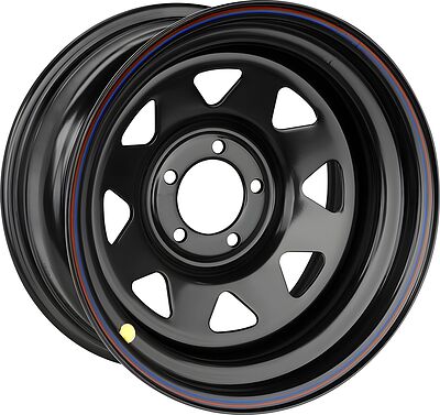Off-Road-Wheels JEEP треугольник мелкий 8x16 5x114.3 ET -19 Dia 84 черный