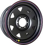 Off-Road-Wheels Тойота Ниссан (треуг. мелкий) 7x16 6x139.7 ET 30 Dia 110 Черный