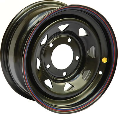 Off-Road-Wheels УАЗ треугольник мелкий 8x16 5x139.7 ET -19 Dia 110 серебристый