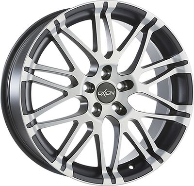 Oxigin 14 Oxrock 9.5x20 5x112 ET 35 Dia 72.6 Black Full Polish Matt