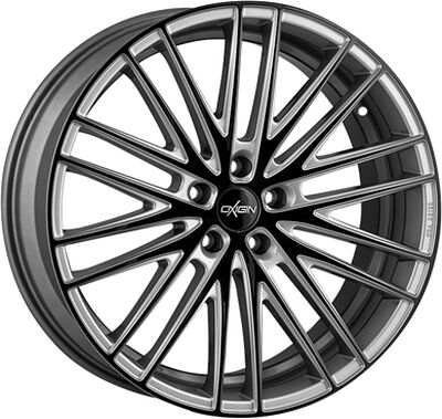 Oxigin 19 Oxspoke 8.5x20 5x112 ET 35 Dia 66.6 Two colour black-silver