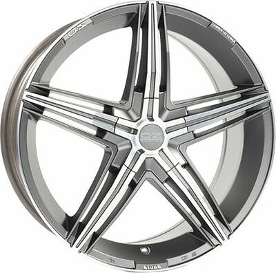 OZ Racing David 7.5x17 5x105 ET 40 Dia 56.6 Matt Graphite Diamond Cut