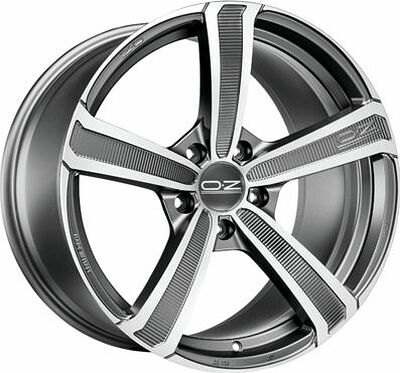 OZ Racing Montecarlo HLT 9x20 5x112 ET 33 Dia 79 Matt Dark Graphite Diamond Cut