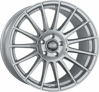 OZ Racing Superturismo LM 7.5x18 5x100 ET 48 Dia 68 Matt Race Silver + Black Lettering