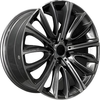PDW 5241 8x18 5x112 ET 30 Dia 66 Grey Machine Face