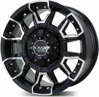PDW BLACKOUT 6024/01 7.5x16 5x139.7 ET 32 Dia 108.2 M/TBS-2