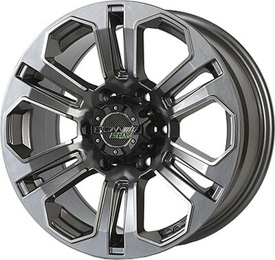 PDW 6032 HAZARD 8x17 6x139 ET 38 Dia 100 M/GRA