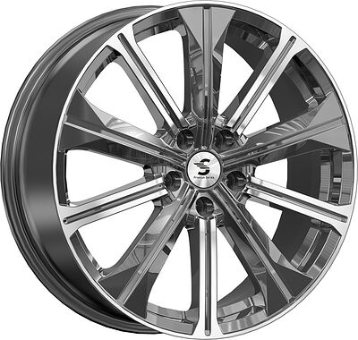 Premium Series KP013 7x19 5x108 ET 36 Dia 65.1 Diamond Gloss Graphite