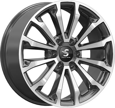 Premium Series КР006 (TANK 500) 8.5x20 6x139.7 ET 33 Dia 100.1 Diamond Black Gris