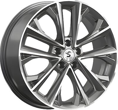Premium Series КР012 (Tiggo 7 Pro) 7x18 5x108 ET 33 Dia 60.1 Diamond Gloss Graphite