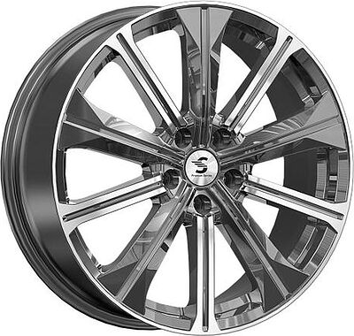 Premium Series КР013 Tiggo 8 Pro 7x19 5x108 ET 45 Dia 60 Diamond Gloss Graphite