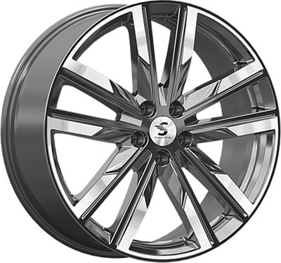 Premium Series КР014 (Jetour T2) 8x20 5x108 ET 39 Dia 60.1 Diamond Gloss Graphite