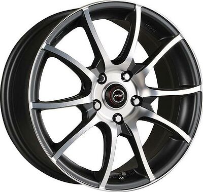 Racing Wheels H-470 6x14 4x100 ET 38 Dia 67.1 BK-OBL F/P
