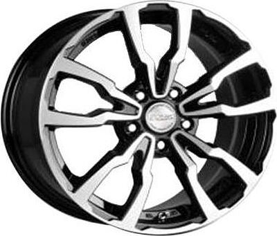 Racing Wheels H-497 7x17 5x112 ET 45 Dia 66.6 BK F/P