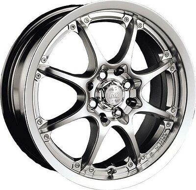 Racing Wheels H-113 6x14 8x100 ET 38 Dia 73.1 BL/HP