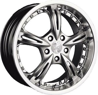 Racing Wheels H-255 7x17 4x114.3 ET 45 Dia 73.1 silver