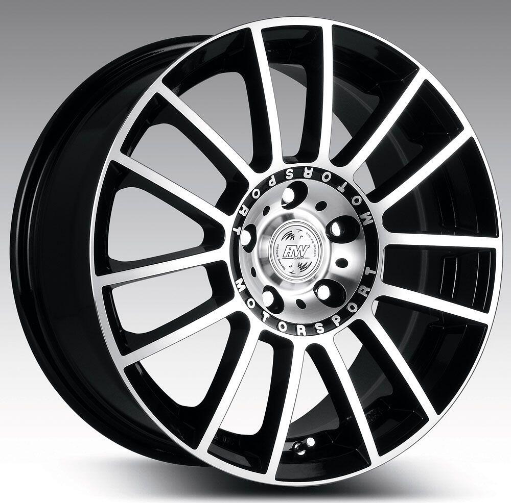 Racing Wheels H-408 7.5x17 5x112 ET 35 Dia 73.1 BK F/P
