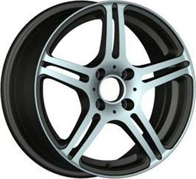 Racing Wheels H-568 6.5x15 4x100 ET 38 Dia 67.1 BK F/P