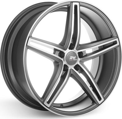 Racing Wheels H-583 8x18 5x112 ET 35 Dia 66.6 DMGM F/P