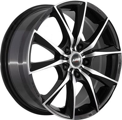 Racing Wheels H-712 7x16 5x112 ET 45 Dia 57.1 BK F/P