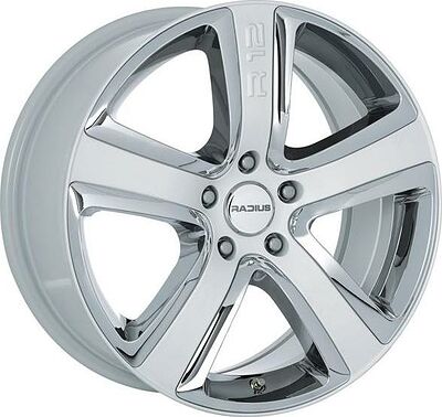 Radius R12 9x20 5x120 ET 25 Dia 72.5 Silver naked