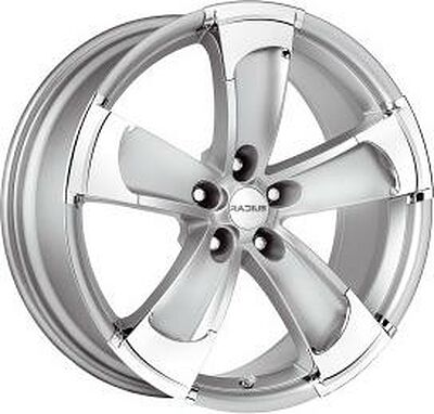 Radius R14 9x20 5x112 ET 52 Dia 75 Satin Silver