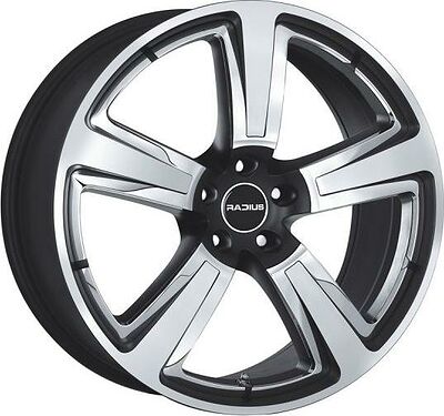 Radius R15 10x20 5x130 ET 55 Dia 71.6 Matt Black