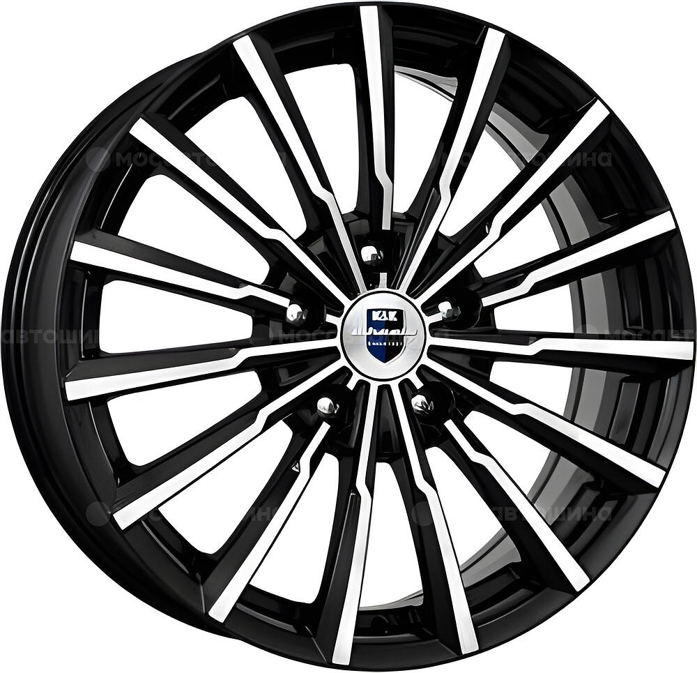Rapid Акцент 5.5x14 4x100 ET 43 Dia 60.1 черный алмаз
