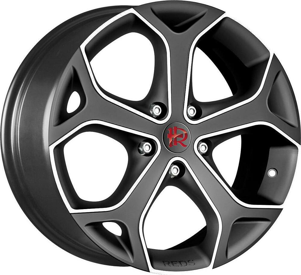 Reds Dark Blade 6x14 4x100 ET 40 Dia 72.3 Matt Artic Silver