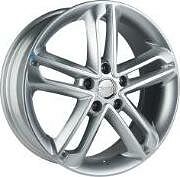 Replica GM34 7x17 5x105 ET 42 Dia 56.6 silver