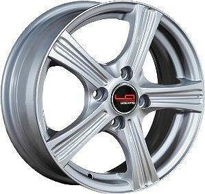 Replica GM38 5.5x14 4x100 ET 39 Dia 56.6 silver