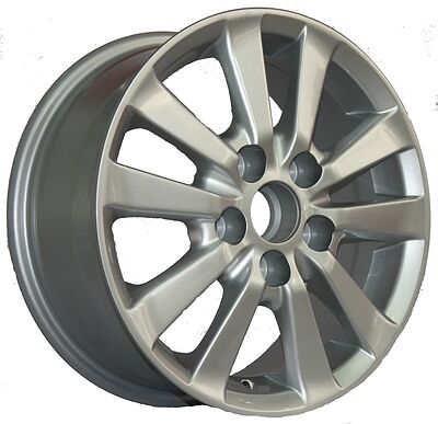 Replica HY538 6.5x15 4x100 ET 48 Dia 54.1 Silver