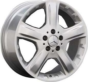 Replica MB12 8.5x19 5x112 ET 43 Dia 66.6 silver