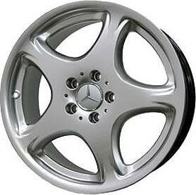 Replica ME1 7x16 5x112 ET 37 Dia 66.6 silver