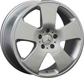 Replica ME10 8.5x18 5x112 ET 35 Dia 66.6 silver