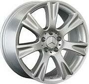 Replica MR126 7.5x17 5x112 ET 37 Dia 66.6 silver