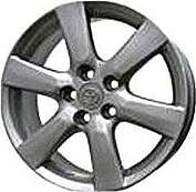 Replica NI10 5.5x15 4x100 ET 45 Dia 60.1 silver
