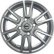 Replica NI70 5.5x15 4x100 ET 45 Dia 60.1 silver