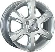 Replica NS106 6x15 4x100 ET 50 Dia 65.1 silver
