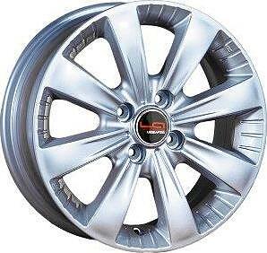 Replica NS132 6x15 4x100 ET 50 Dia 60.1 silver