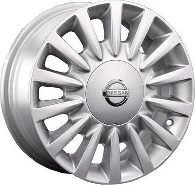 Replica NS8 6x15 4x114.3 ET 45 Dia 66.1 silver