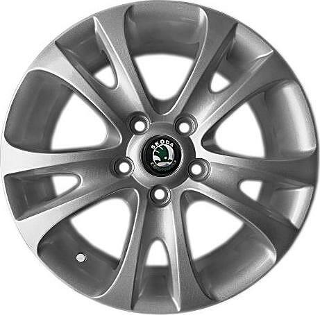 Replica SK42 6x15 5x100 ET 38 Dia 57.1 Silver