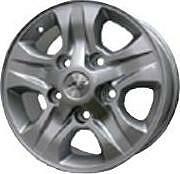 Replica 650405 8x16 5x150 ET 60 Dia 110.5 silver