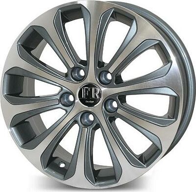 Replica FR5004 6.5x16 5x114.3 ET 45 Dia 60.1 M/GRA