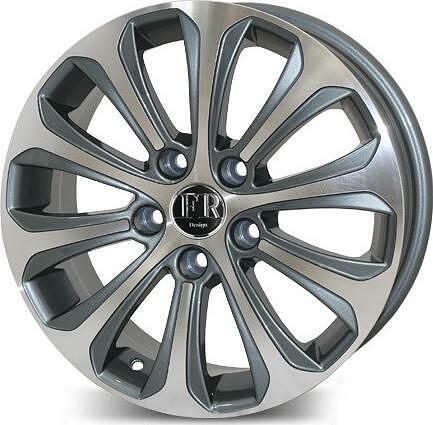 Replica FR5004 7x17 5x114.3 ET 45 Dia 60.1 M/GRA