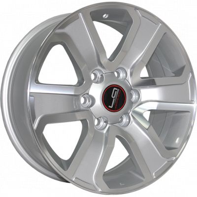 Replica TY188 7.5x18 6x139.7 ET 25 Dia 106.1 silver