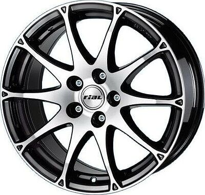 Rial Bari 7.5x16 5x112 ET 48 Dia 70.1 diamond-black front polished