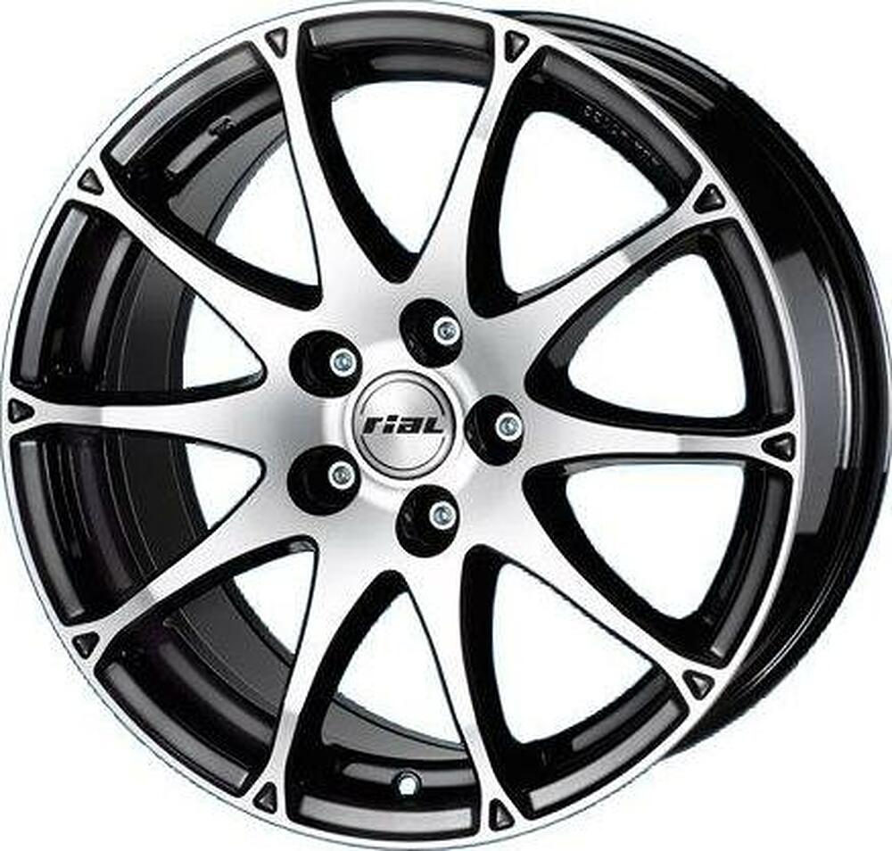 Rial Bari 7.5x18 5x108 ET 38 Dia 70.1 diamond-black front polished